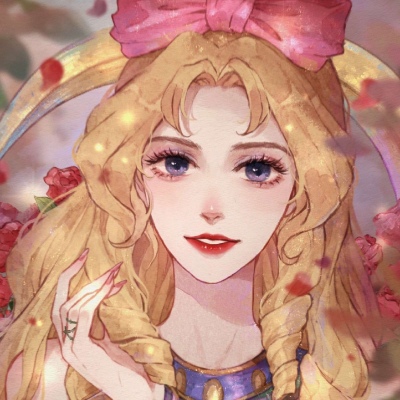 头像女手绘漫画高清好看