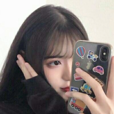 高颜值女头像手机遮脸霸气高清图片