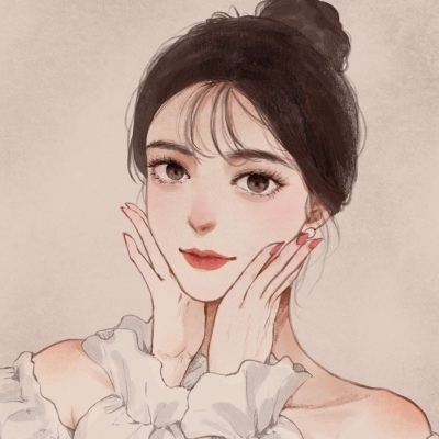 头像女手绘漫画高清好看
