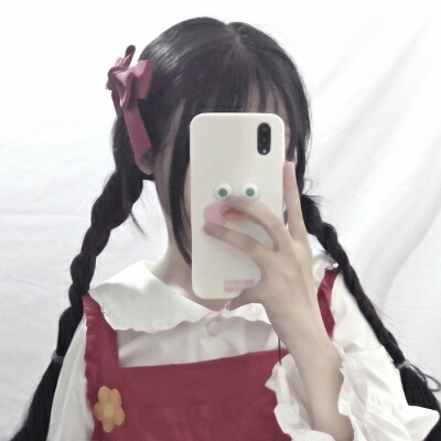 高颜值女头像手机遮脸霸气高清图片