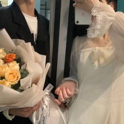 超好看又温柔的真人情头高清图片