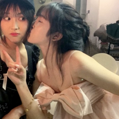 情头高质量ins风真人闺蜜女生高清图片