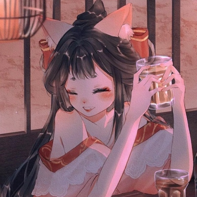 唯美高清女生动漫头像红色图片