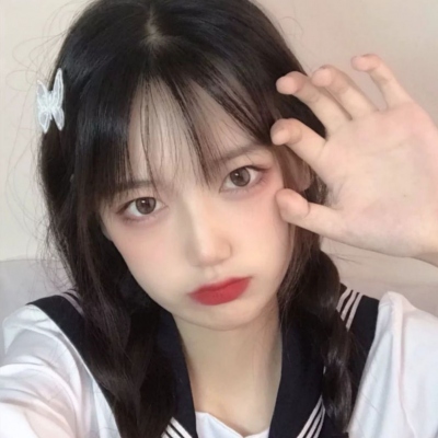小众ins甜美干净女头高清图片