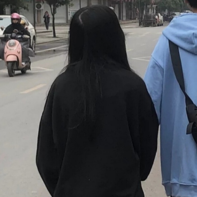 真人情头高级感明显不露脸背影侧脸图片