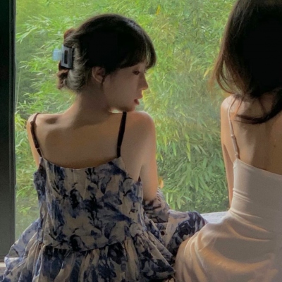 真人女头ins风闺蜜头像图片