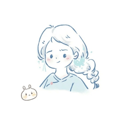 可爱小女孩简笔画头像二次元软萌图片