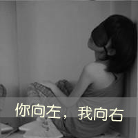 背影带字头像女生伤感黑白图片