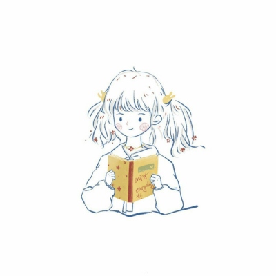 可爱小女孩简笔画头像二次元软萌图片