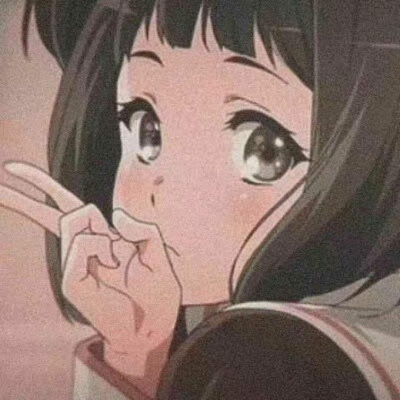 头像女生仙气磨砂质感动漫高清图片