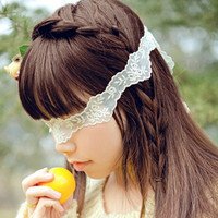 蒙眼睛的女生头像唯美图片