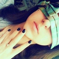 蒙眼睛的女生头像唯美图片