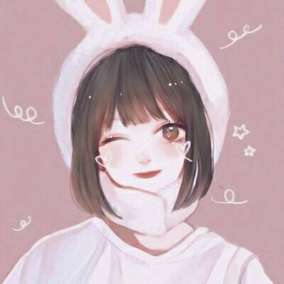动漫卡通短发高清头像女