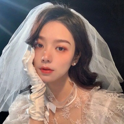 女生微信头像文艺唯美婚纱高清图片