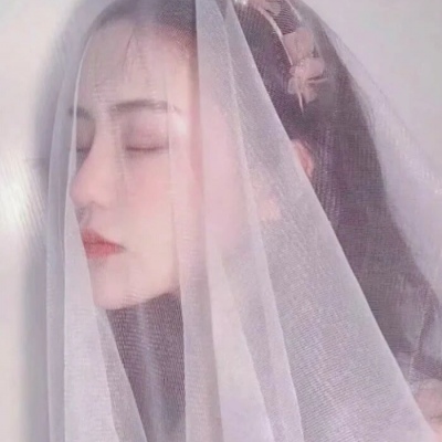 女生微信头像文艺唯美婚纱高清图片