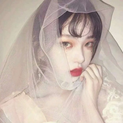 微信头像女单人婚纱照片