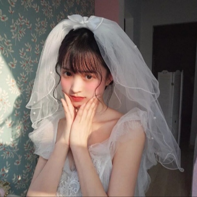 女生微信头像文艺唯美婚纱高清图片