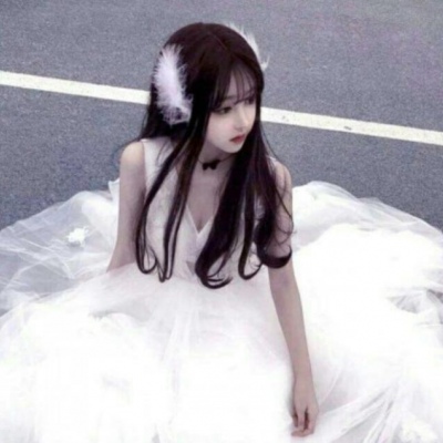 仙气飘飘的头像婚纱女
