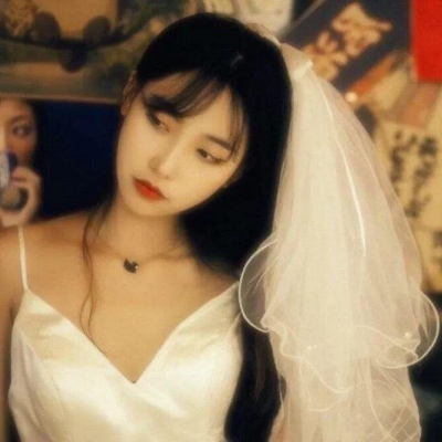 女生微信头像文艺唯美婚纱高清图片