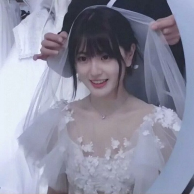 女生微信头像文艺唯美婚纱高清图片