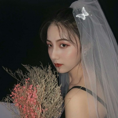 微信头像女单人婚纱照片