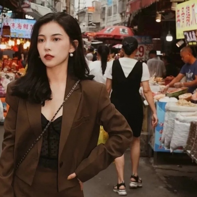 微信真人清新女生头像图片