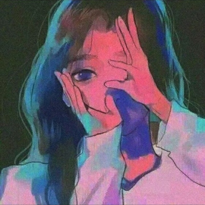 超甜一男一女手势动漫情头图片