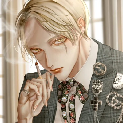 绅士头像男动漫头像