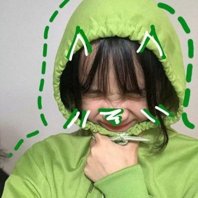真人好看头像女绿色系图片