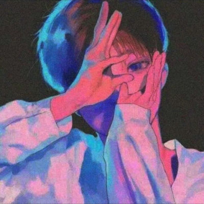 超甜一男一女手势动漫情头图片
