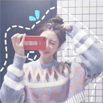 qq女头2025最新挡脸图片