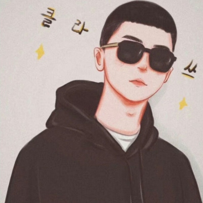 手绘情头ins一男一女两张