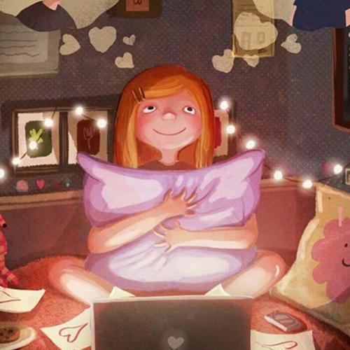 治愈心情开心高兴头像