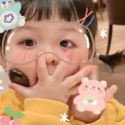呆萌可爱小女生头像