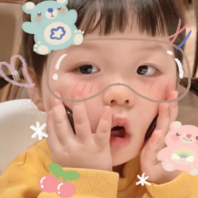呆萌可爱小女生头像