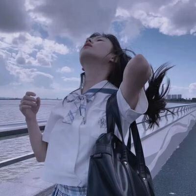 仙气飘飘女生头像真人小清新图片