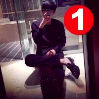 微信头像男生强迫症数字1图片