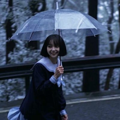 仙气飘飘女生头像真人小清新图片