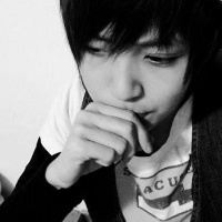 qq头像男黑白伤感叛逆图片