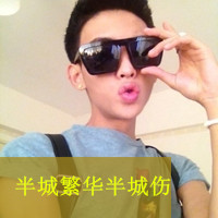 霸气男生戴墨镜带字超拽头像图片
