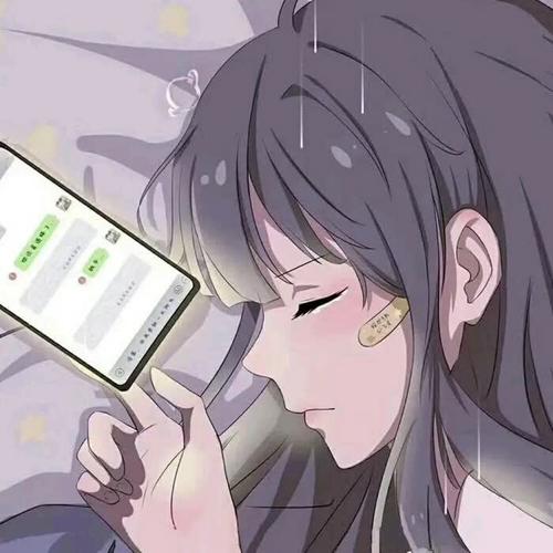 伤感聊天动漫微信女生头像图片