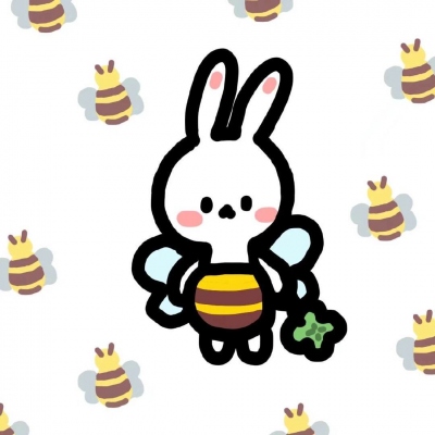 卡通兔子头像图片萌萌哒