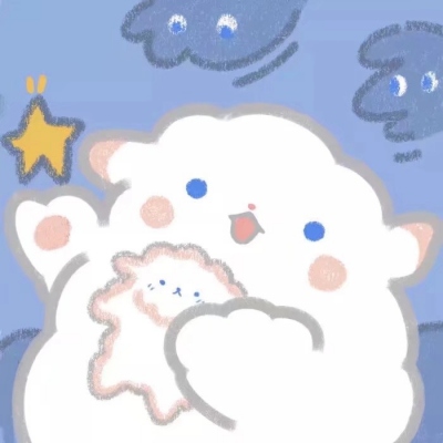 可爱萌萌哒卡通情头一左一右图片