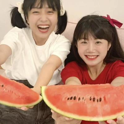 真人清新两人闺蜜头像图片