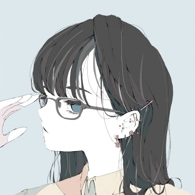 插画头像女独特风格图片