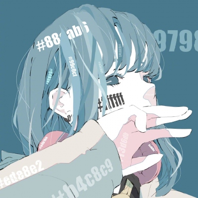 插画头像女独特风格图片