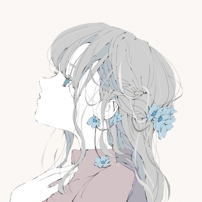 插画头像女独特风格图片