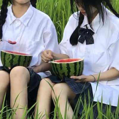 真人清新两人闺蜜头像图片