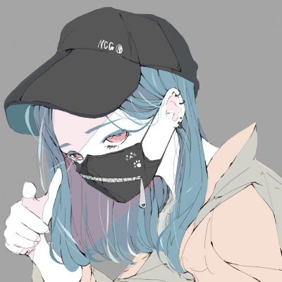 插画头像女独特风格图片