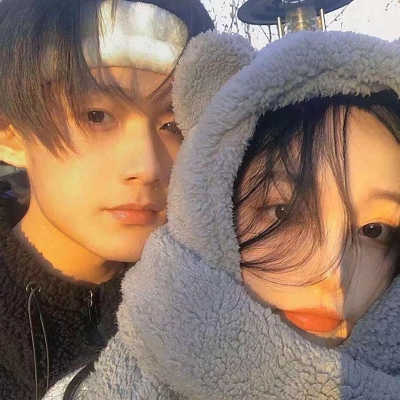 情侣头像学生专用可爱真人图片